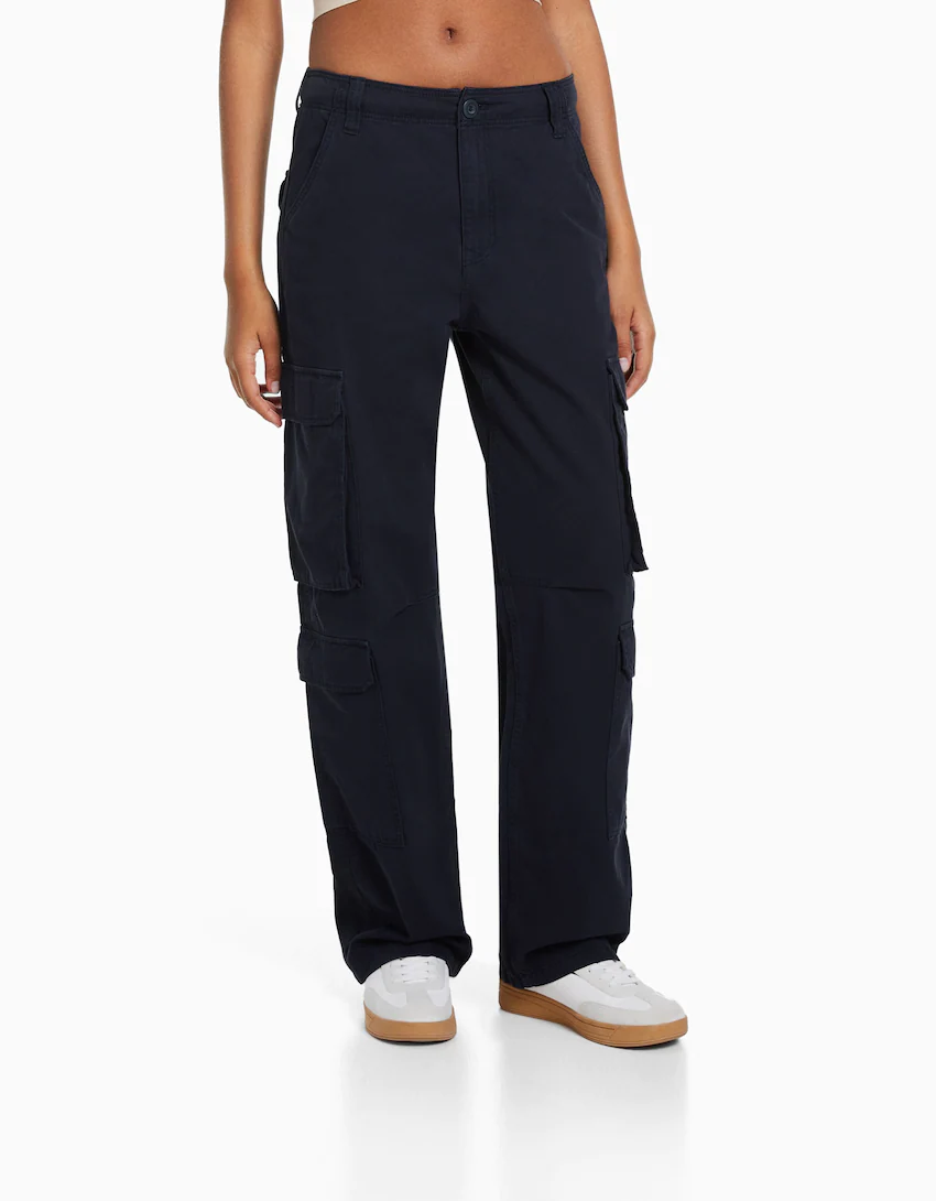 Último día 50% de descuento🎁 Pantalones cargo de pierna recta ajustables