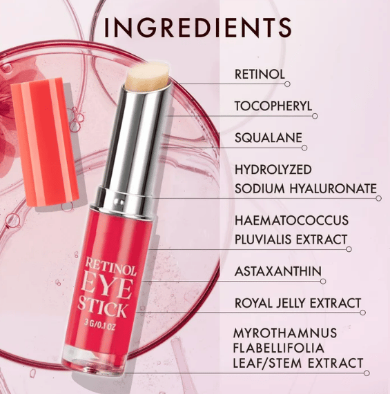 Crema para ojos en barra con retinol