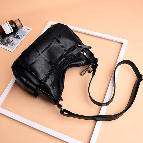 Tendencias AHORA🔥Bolsos de un solo hombro de cuero suave a juego para mujer