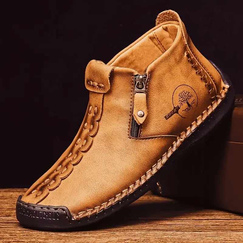 New Arrival Sale 50% Off🔥Men’s Classic Orthopedic Leather Casual Boots – All-Season Comfort, Handcrafted Style