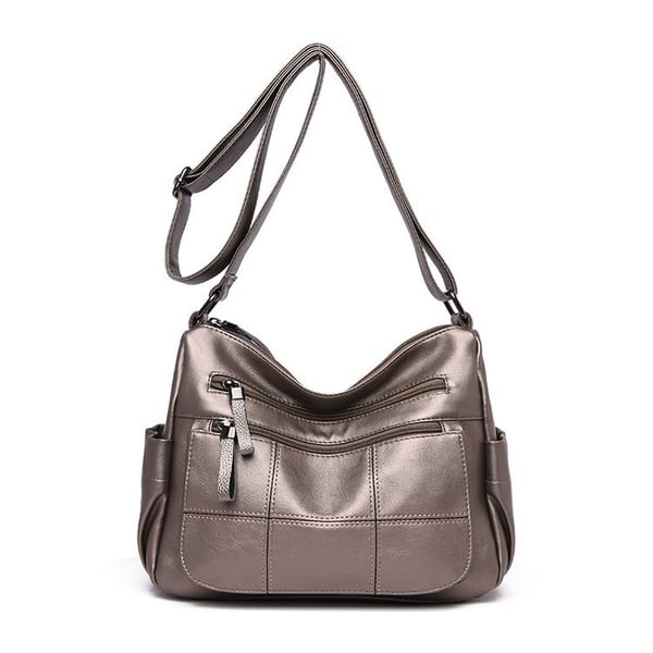 Tendencias AHORA🔥Bolsos de un solo hombro de cuero suave a juego para mujer