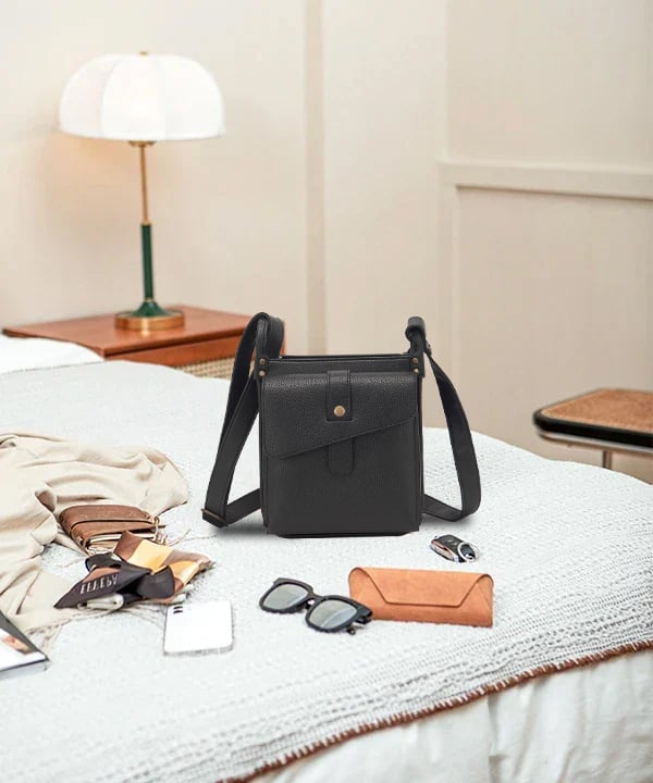 OFERTA CALIENTE 45%🔥Bolso bandolera de piel con diseño único