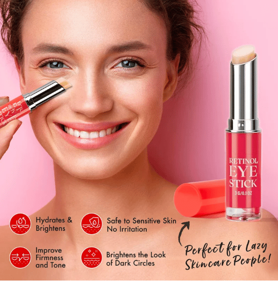 Crema para ojos en barra con retinol