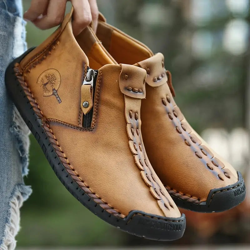 New Arrival Sale 50% Off🔥Men’s Classic Orthopedic Leather Casual Boots – All-Season Comfort, Handcrafted Style