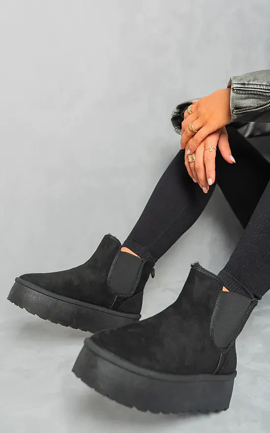 OFERTA CALIENTE 45%🔥Botas Chelsea de invierno con suela gruesa y soporte para mujer