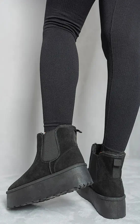 OFERTA CALIENTE 45%🔥Botas Chelsea de invierno con suela gruesa y soporte para mujer