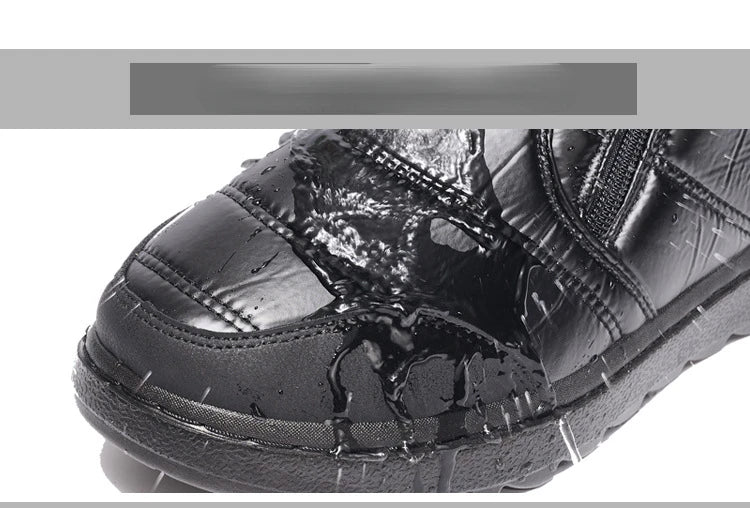 Botas de nieve impermeables y cómodas con absorción de impactos para mujer