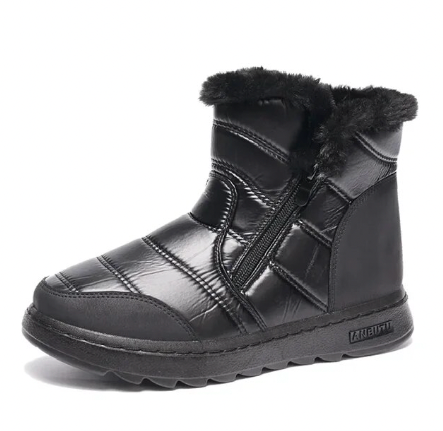 Botas de nieve impermeables y cómodas con absorción de impactos para mujer