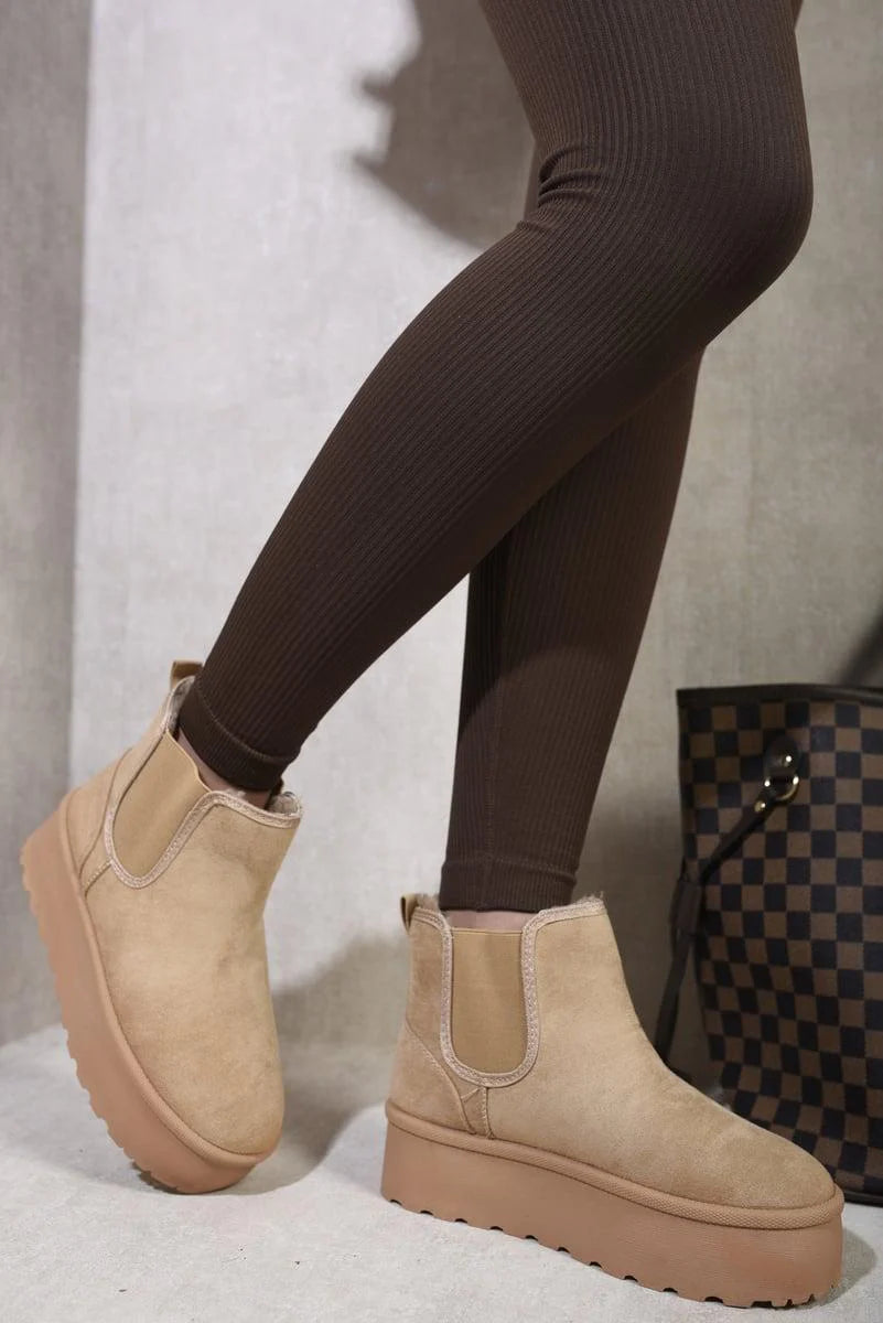 OFERTA CALIENTE 45%🔥Botas Chelsea de invierno con suela gruesa y soporte para mujer