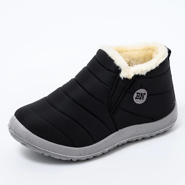 Botas de nieve de piel cálida de invierno para mujer, ¡70% de descuento!