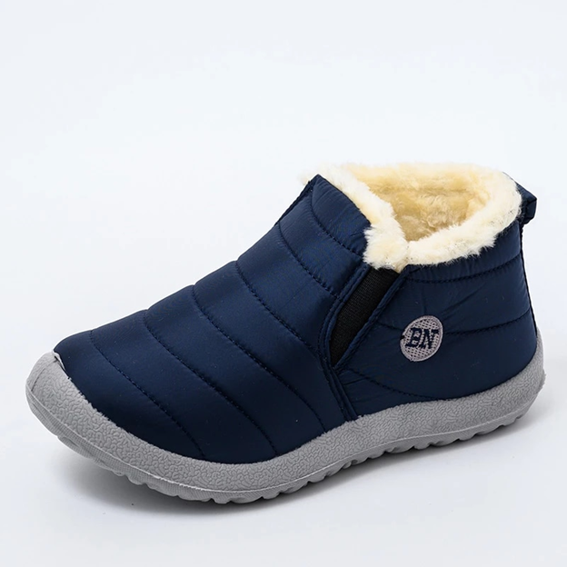 Botas de nieve de piel cálida de invierno para mujer, ¡70% de descuento!