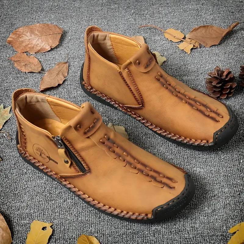 New Arrival Sale 50% Off🔥Men’s Classic Orthopedic Leather Casual Boots – All-Season Comfort, Handcrafted Style