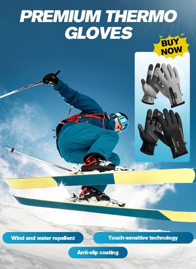 Guantes de invierno resistentes al viento con 49 % de descuento en Black Friday