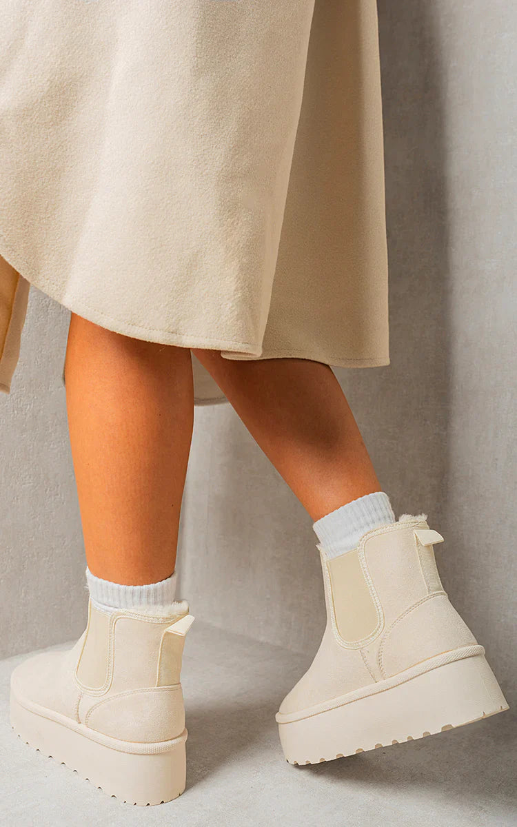 OFERTA CALIENTE 45%🔥Botas Chelsea de invierno con suela gruesa y soporte para mujer