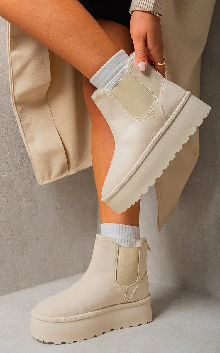OFERTA CALIENTE 45%🔥Botas Chelsea de invierno con suela gruesa y soporte para mujer