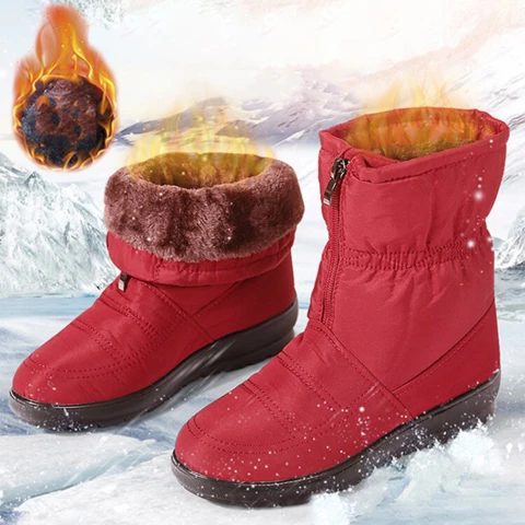 Botas de nieve ligeras e impermeables para mujer