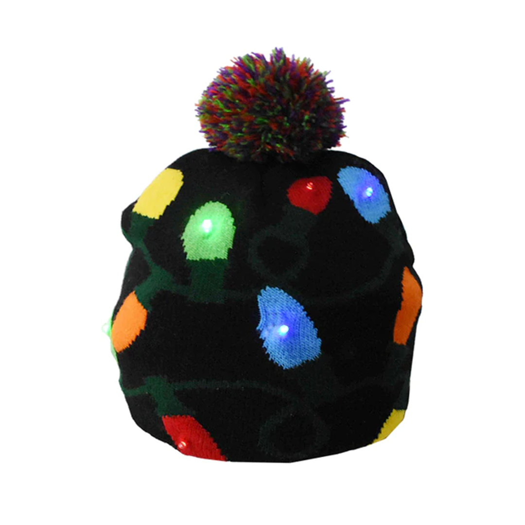 Gorro navideño iluminado