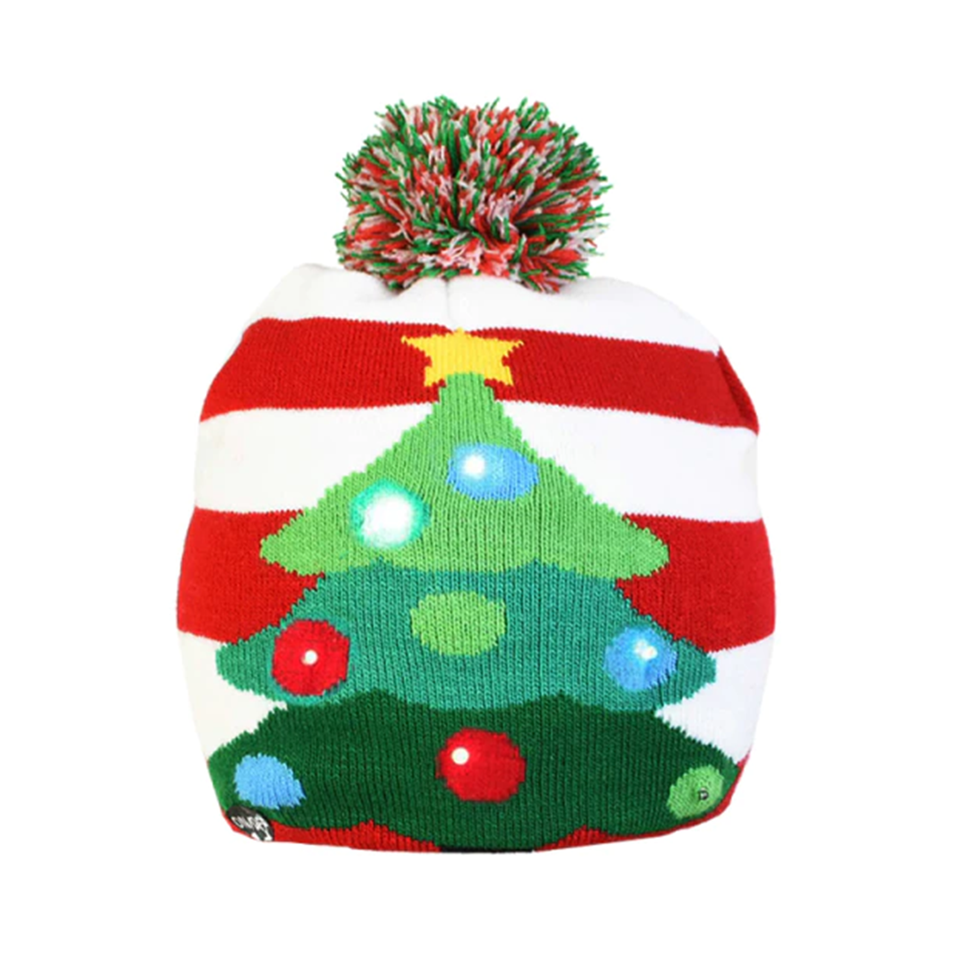Gorro navideño iluminado