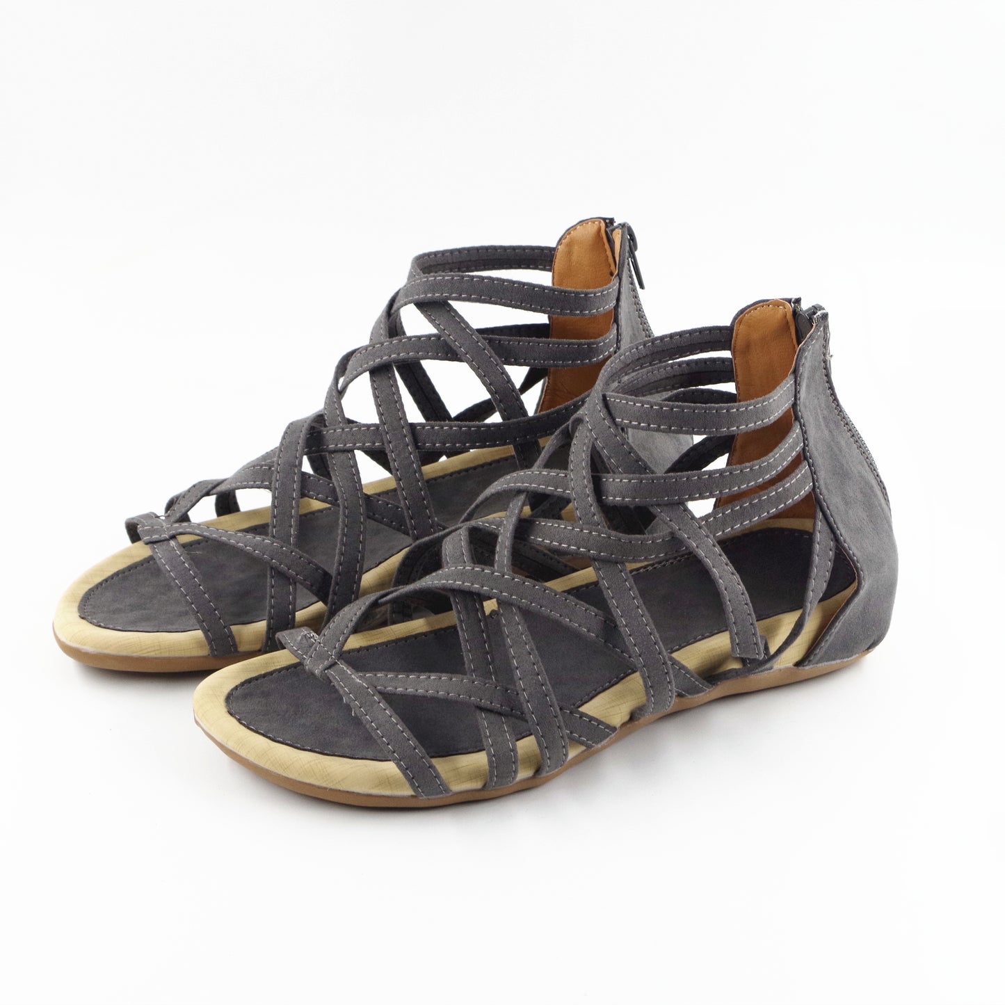 Sandalias planas transpirables con agujeros de verano