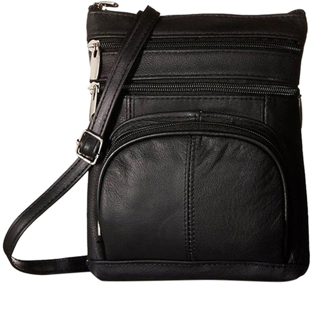 Bolso bandolera de piel suave de primera calidad