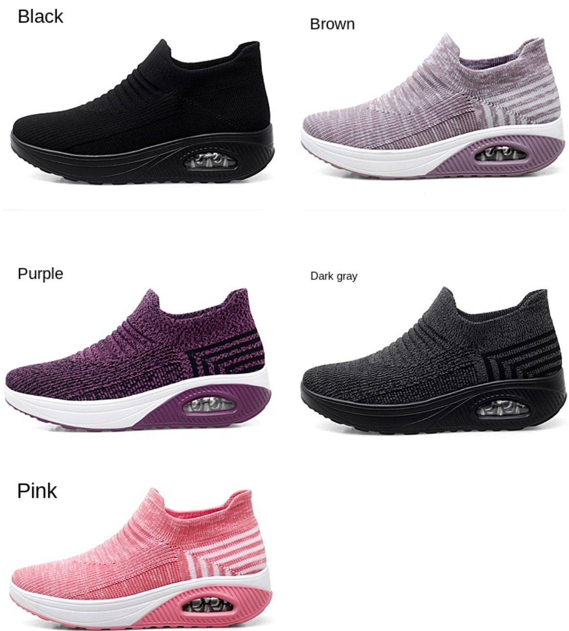 Zapatos ortopédicos elásticos y ligeros para caminar para mujer