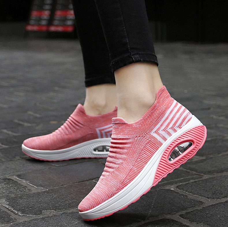 Zapatos ortopédicos elásticos y ligeros para caminar para mujer
