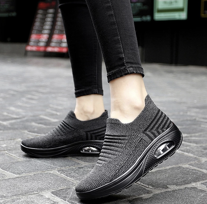 Zapatos ortopédicos elásticos y ligeros para caminar para mujer