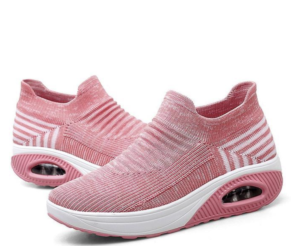 Zapatos ortopédicos elásticos y ligeros para caminar para mujer