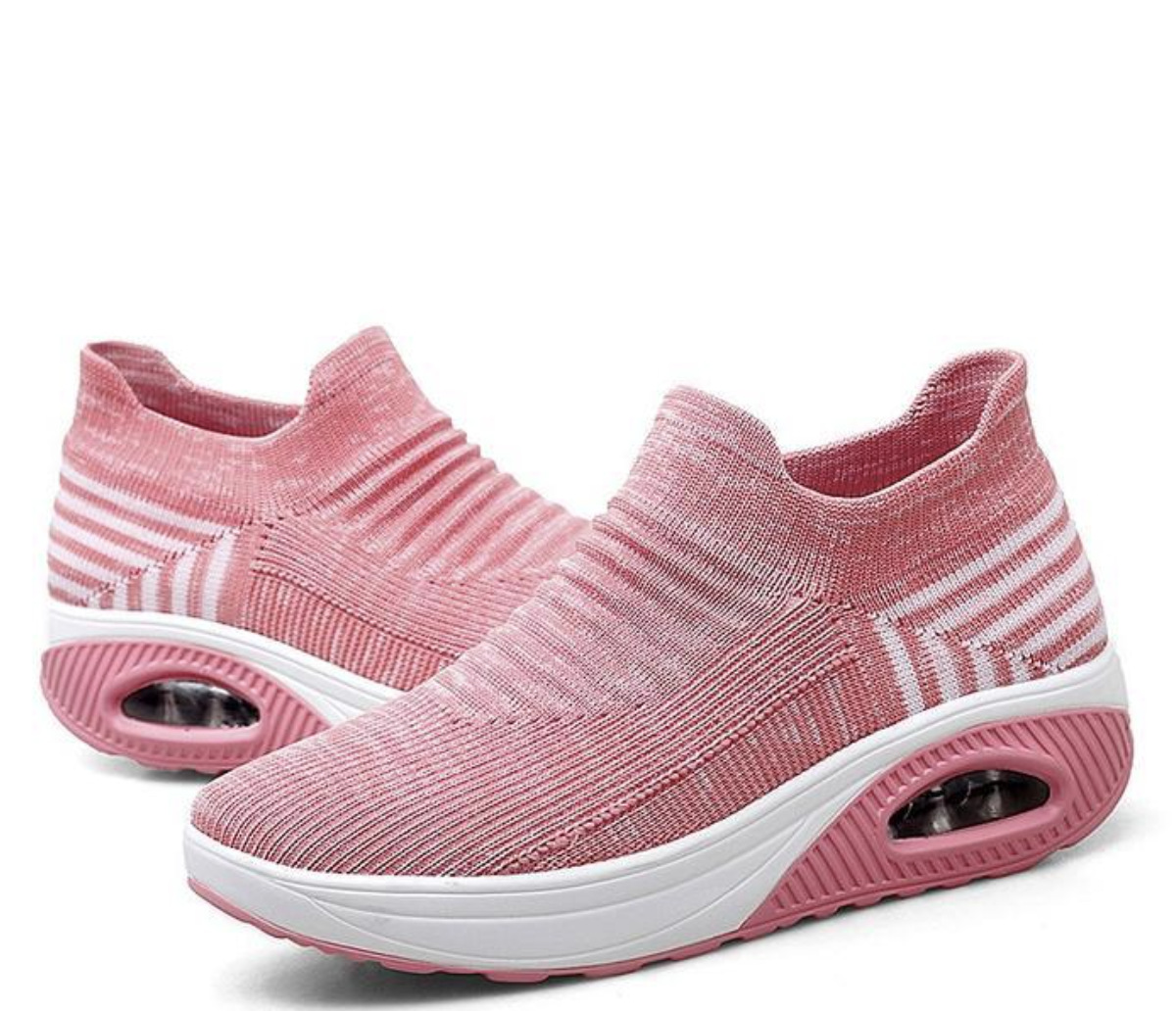 Zapatos ortopédicos elásticos y ligeros para caminar para mujer