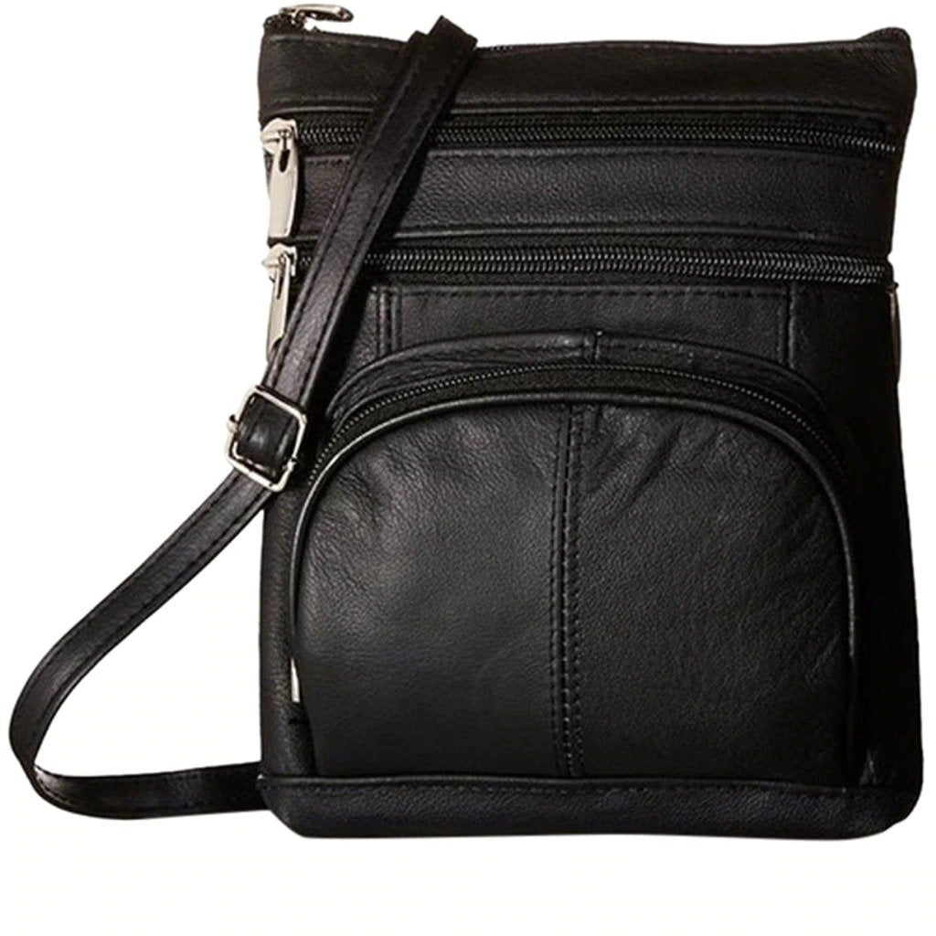 Bolso bandolera de piel suave de primera calidad