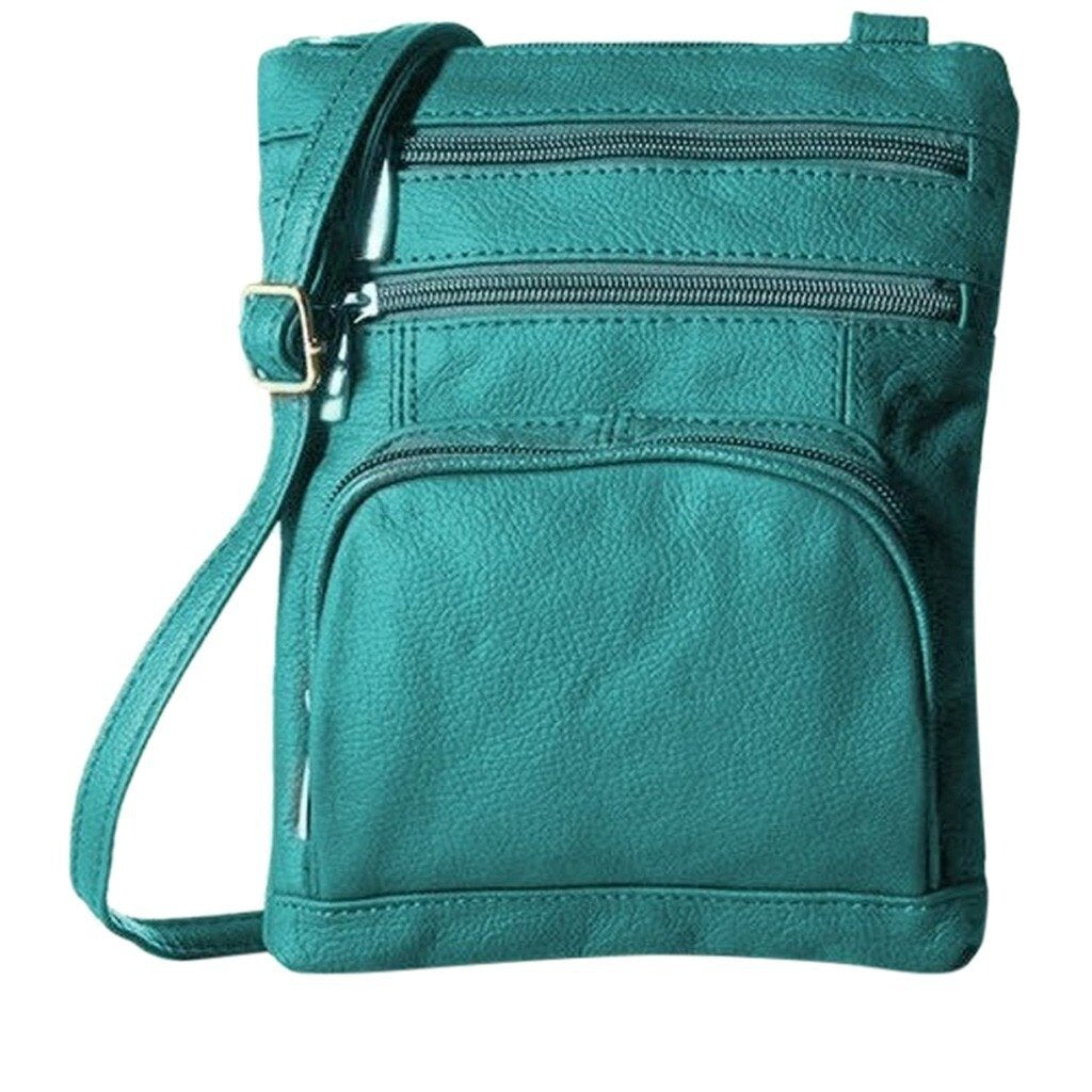 Bolso bandolera de piel suave de primera calidad