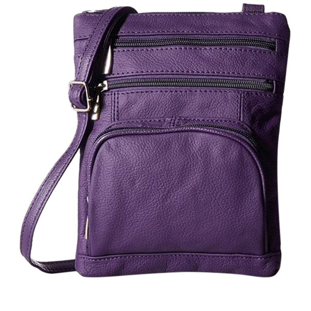 Bolso bandolera de piel suave de primera calidad