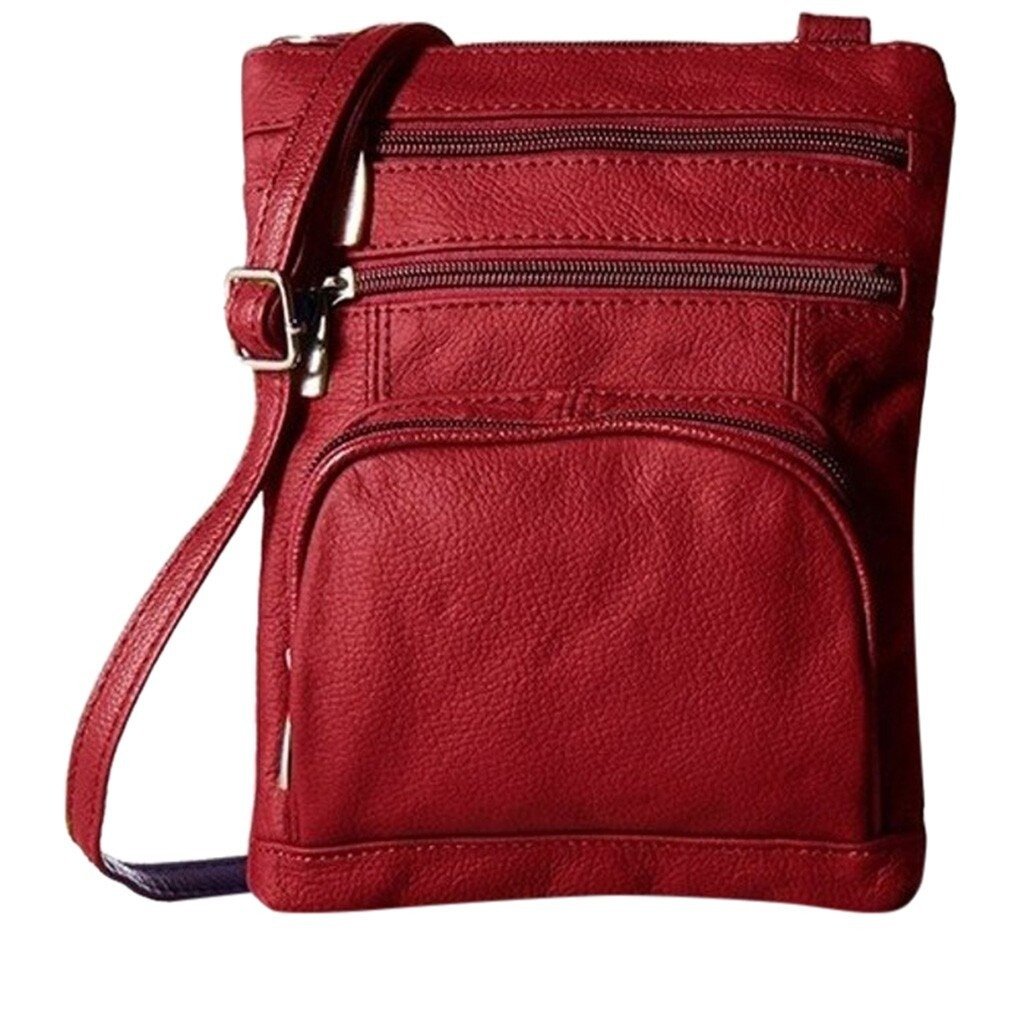 Bolso bandolera de piel suave de primera calidad