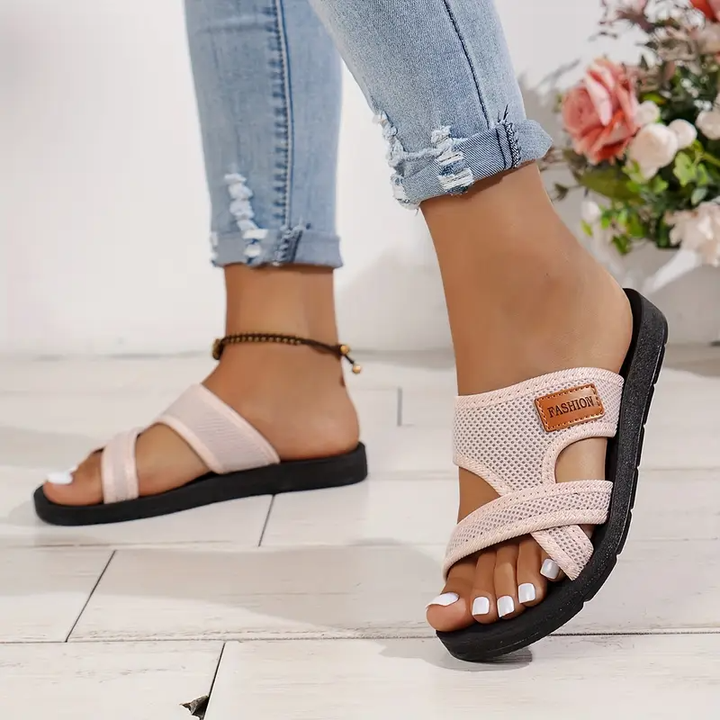 🌸 Last day 49% Off ❤️ Women's Orthotic Strappy Flat Sandals