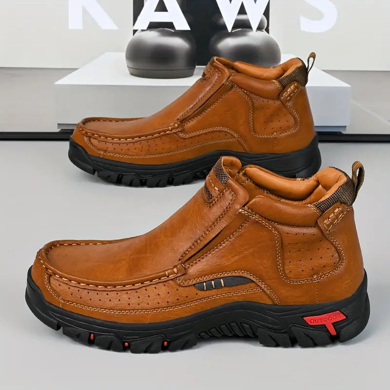 Early Fall Kickoff: 50% OFF❤️ Waterproof Non-Slip Ankle Boots for Men – Comfort Orthopedic Outdoor Shoes