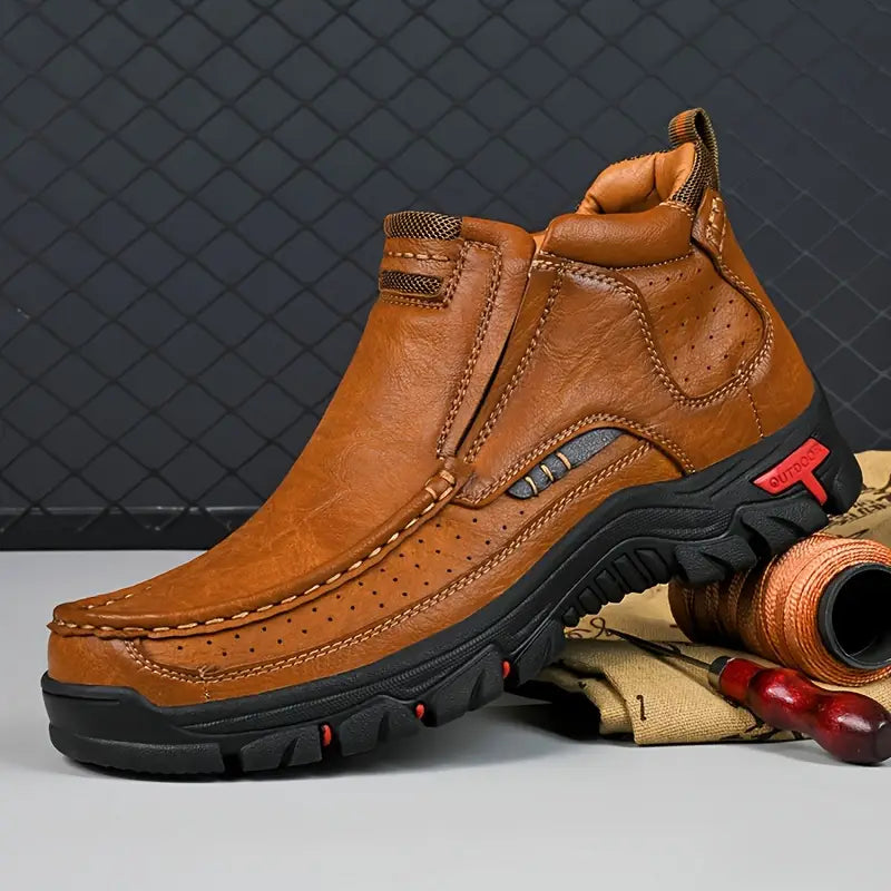 Early Fall Kickoff: 50% OFF❤️ Waterproof Non-Slip Ankle Boots for Men – Comfort Orthopedic Outdoor Shoes