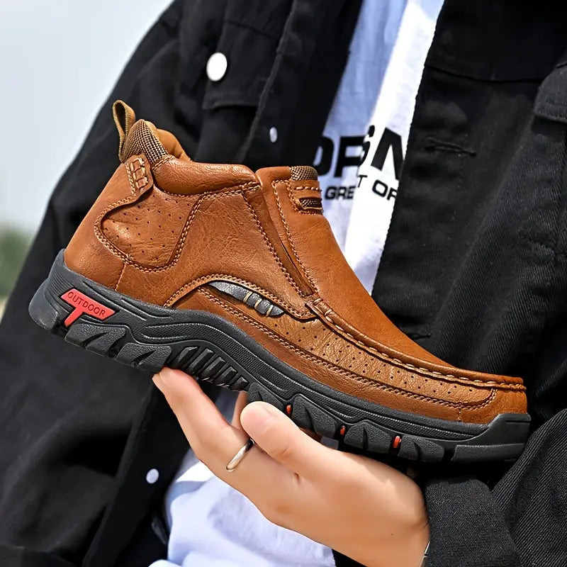 Early Fall Kickoff: 50% OFF❤️ Waterproof Non-Slip Ankle Boots for Men – Comfort Orthopedic Outdoor Shoes
