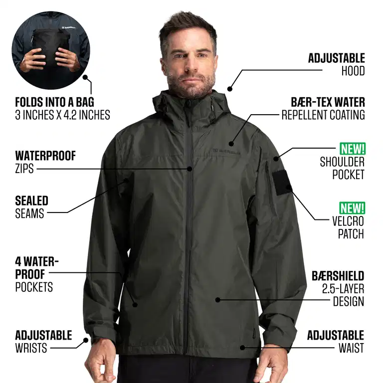 2024 New Men's Waterproof Tactical Jacket