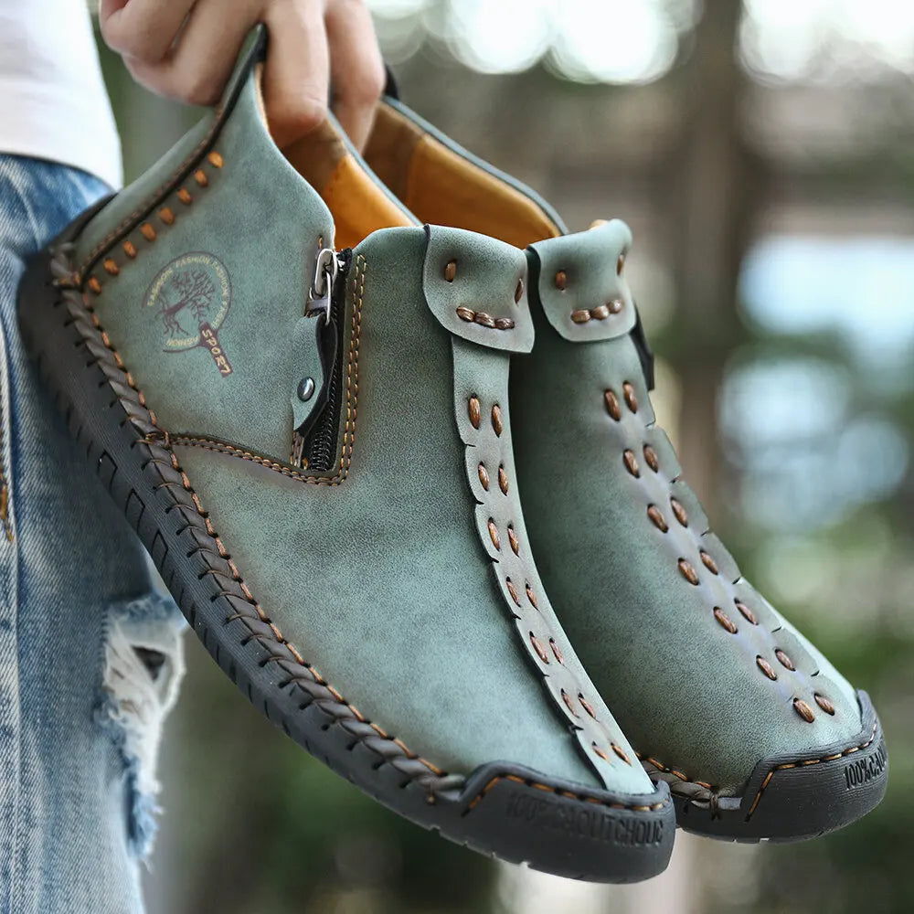 New Arrival Sale 50% Off🔥Men’s Classic Orthopedic Leather Casual Boots – All-Season Comfort, Handcrafted Style