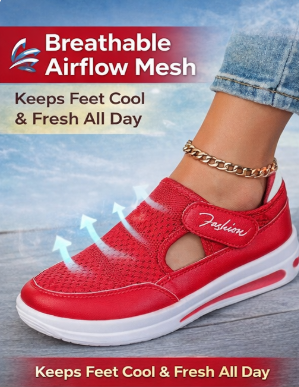 Women's Orthopedic Breathable Slip-On Shoes, Mary Jane Hybrid Sneakers