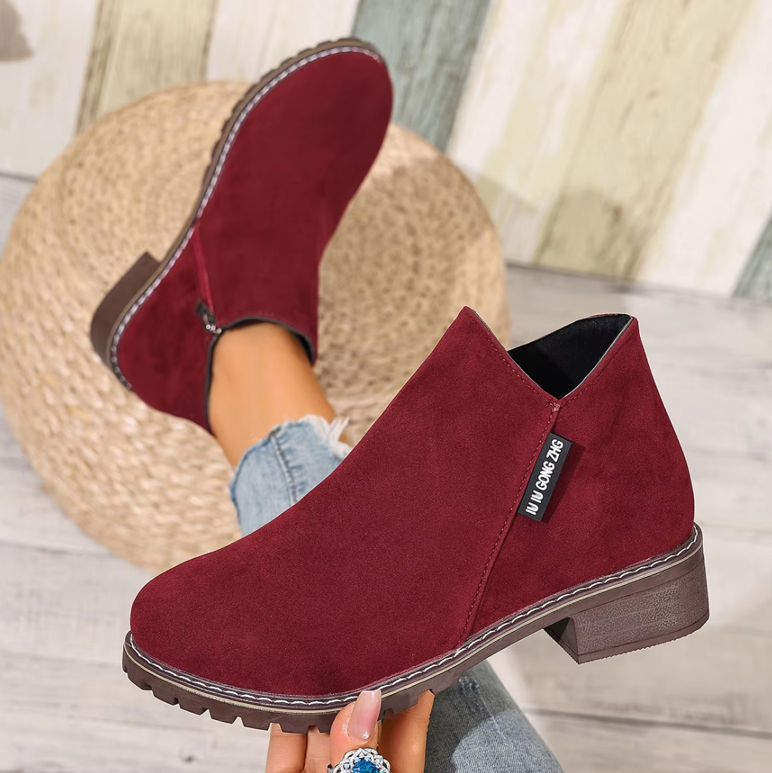 Avery™ Wide-Fit Comfort Ankle Boots