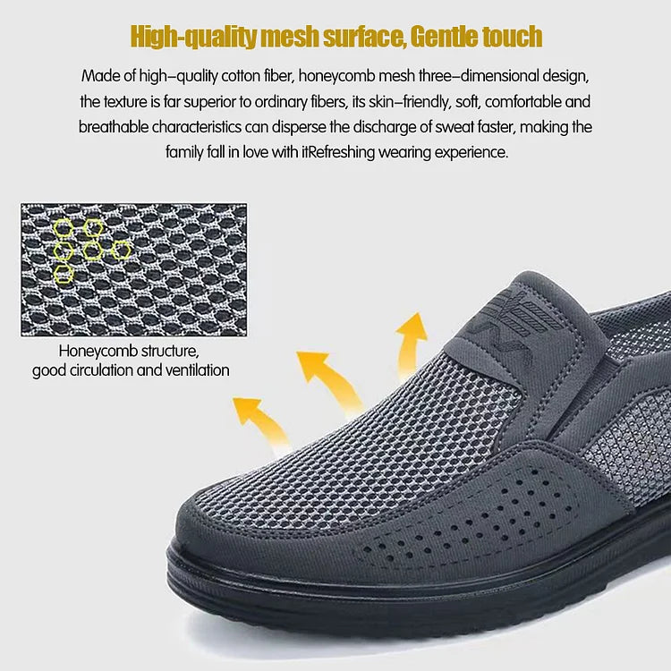 On This Week Sale OFF 50%🔥Mens' Breathable Mesh Orthopedic Loafers