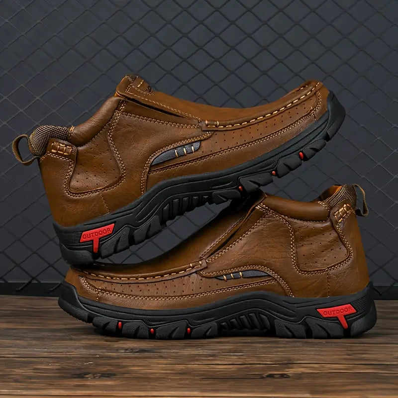 Early Fall Kickoff: 50% OFF❤️ Waterproof Non-Slip Ankle Boots for Men – Comfort Orthopedic Outdoor Shoes