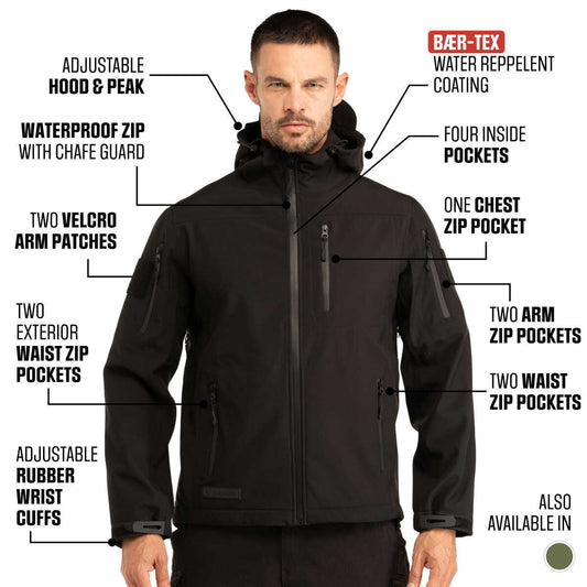 2024 New Men's Waterproof Tactical Jacket