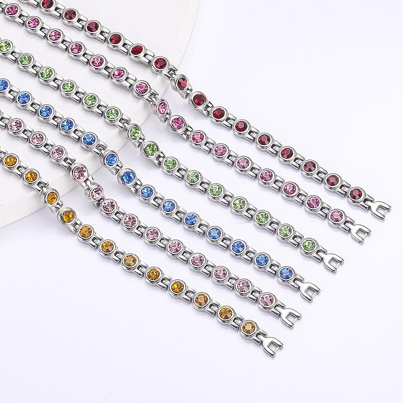12 Birthstone Magnetic Therapy Bracalet