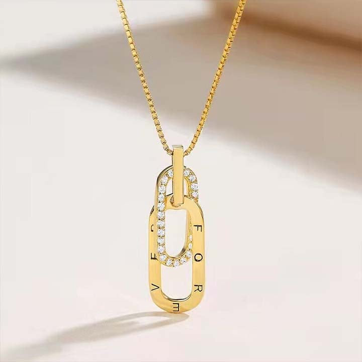 Mother & Daughter Forever Linked Together Necklace