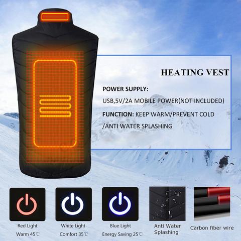 Chaleco autocalentable G-Power™ para hombre y mujer 